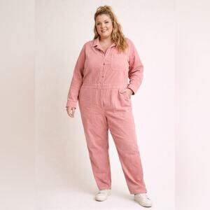 J.Crew Foundry Garment-Dyed Corduroy Coveralls Jumpsuit
